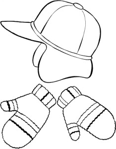 Hat-And-Mittens-Winter-Clothes-Coloring-Page